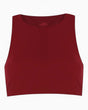 Anais&Margaux High Neck Sports Bra Burgundy
