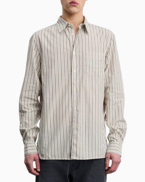 Another Aspect ANOTHER Shirt 3.0 Small Green Stripe