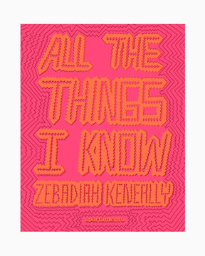 Apartamento Magazine All the Things I Know: Zebadiah Keneally