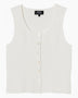 A.P.C. Ambre Vest Kadın Bluz Off White