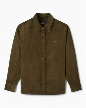 A.P.C. Bobby Overshirt Erkek Ceket Khaki