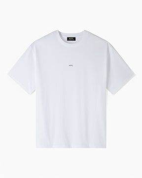 A.P.C. Boxy Micro Logo T-Shirt White/Black