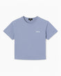 A.P.C. Boxy Petit VPC Kadın T-Shirt Bleu Gris/Blanc