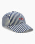 A.P.C. Charlie Cap Bleu Fonce/Blanc