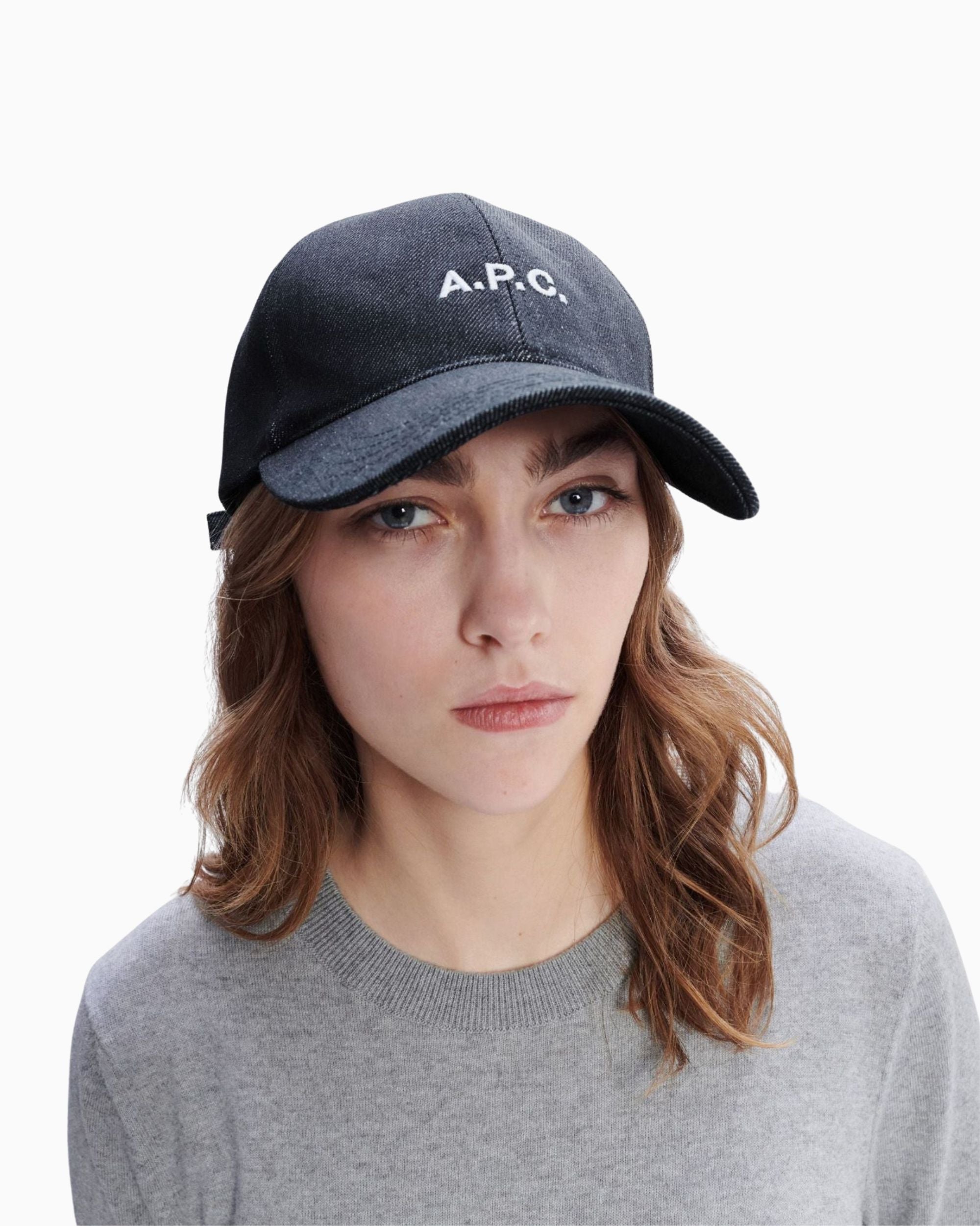 美品 A.P.C. x Lacoste Denim Baseball Cap Unisex Lacoste x A.P.C. Japanese Denim Cap - Hats - New In