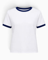 Contrast Trim Erkek T-Shirt