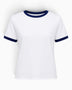 Contrast Trim Erkek T-Shirt