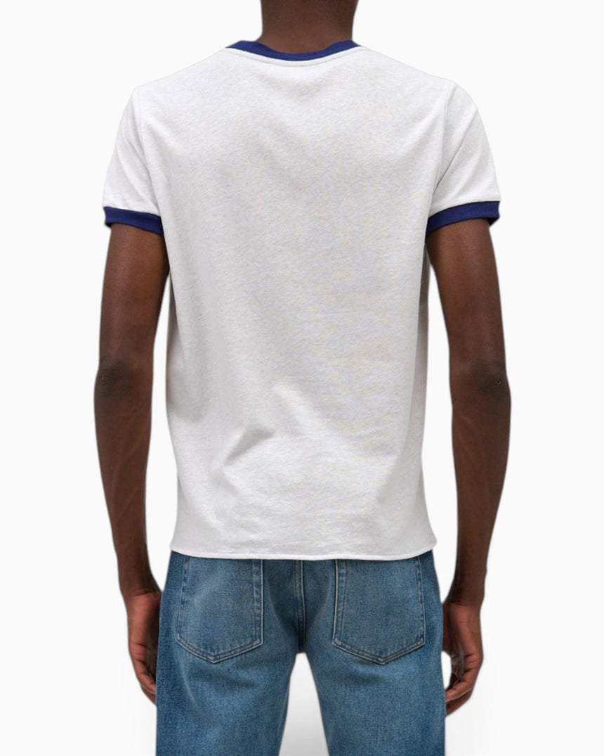 Contrast Trim Erkek T-Shirt