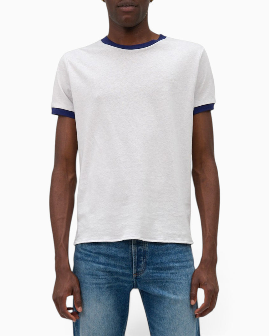 Contrast Trim Erkek T-Shirt