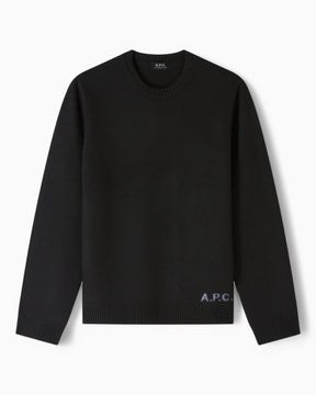 A.P.C. Edward Knit Erkek Kazak Black