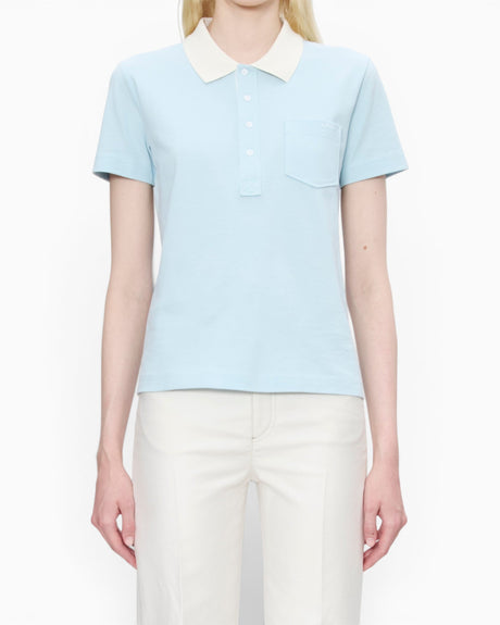 A.P.C. GOTS Short-Sleeved Kadın Polo T-Shirt