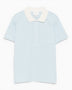 A.P.C. GOTS Short - Sleeved Kadın Polo T-Shirt Sky Blue
