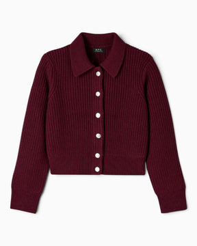A.P.C. Jenn Kadın Hırka Gac Burgundy