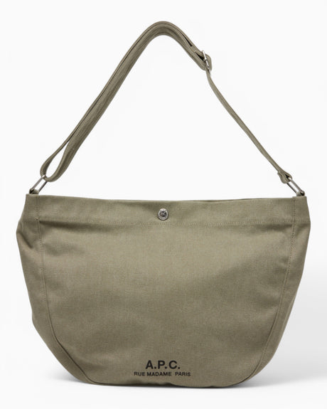 A.P.C. Journal Satchel Omuz Çantası Khaki