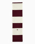 A.P.C. Lou Atkı Tgc Bordeau/White