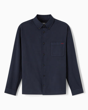 A.P.C. Mateo Logo Gömlek Dark Navy
