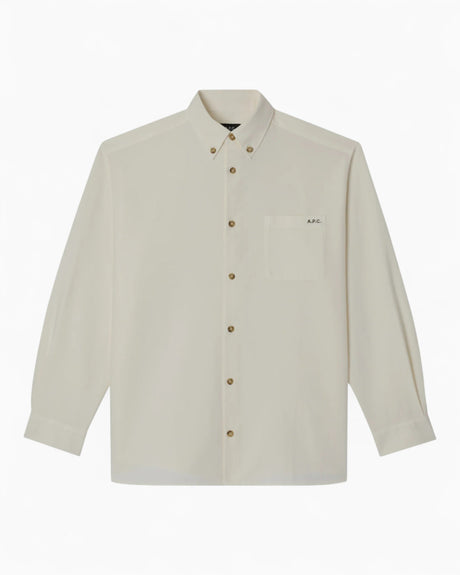 A.P.C. Mateo Logo Gömlek Off White