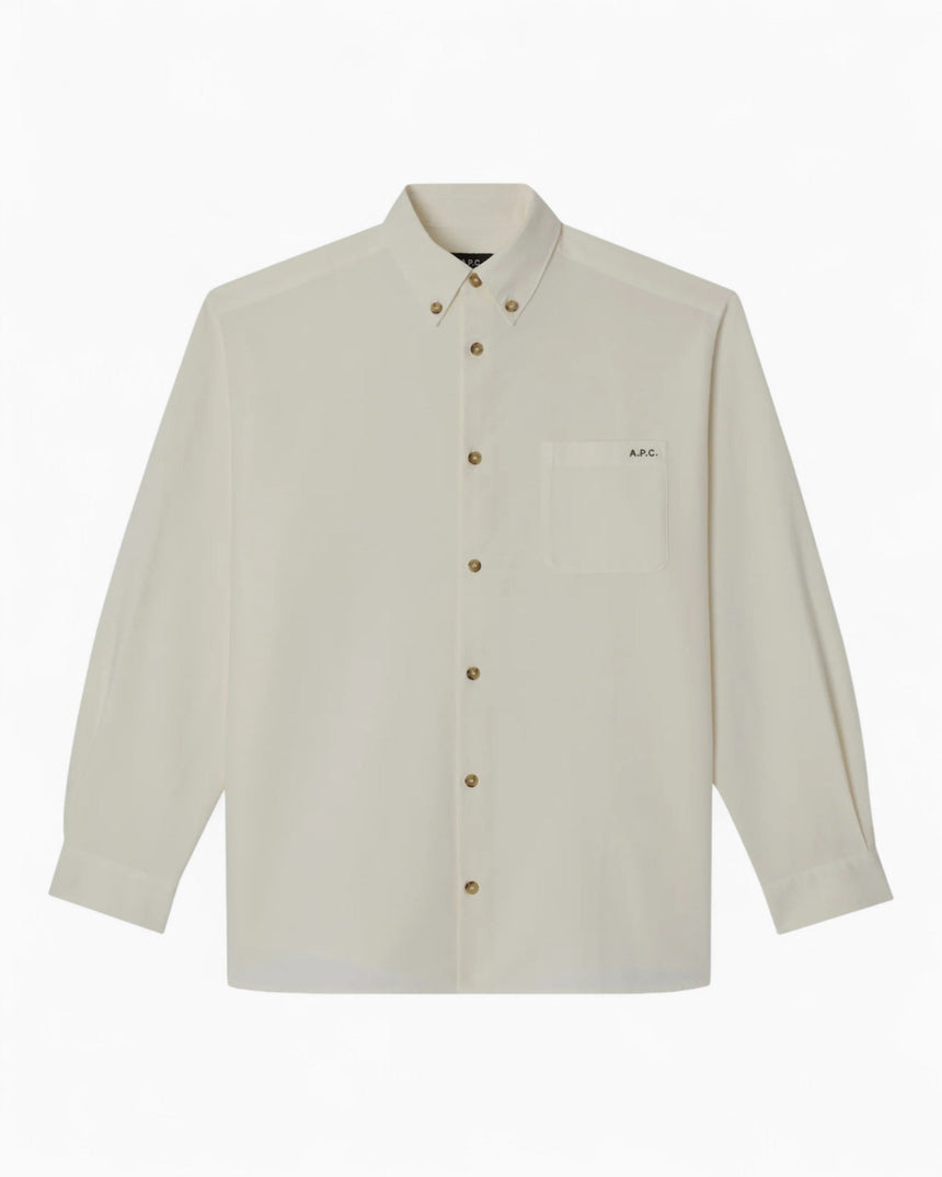 A.P.C. Mateo Logo Gömlek Off White