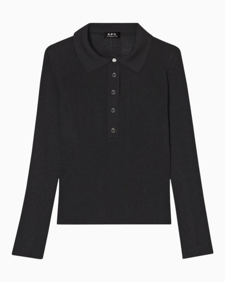 A.P.C. Mila Kadın Polo Kazak Noir