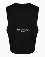 Assemblage Studios Muscle Erkek Tank Top Black