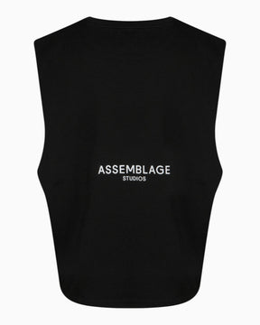 Assemblage Studios Muscle Erkek Tank Top Black