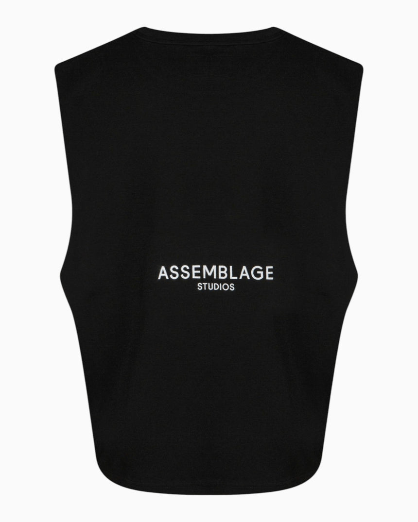 Assemblage Studios Muscle Erkek Tank Top Black