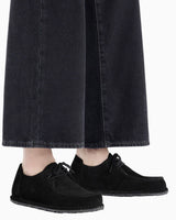 Birkenstock Utti Lace VL Suede Ayakkabı Black