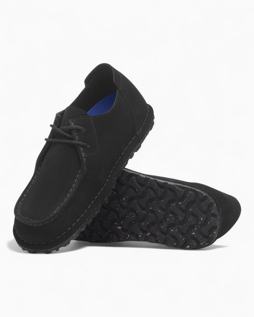 Birkenstock Utti Lace VL Suede Ayakkabı Black