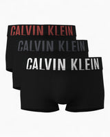 Calvin Klein Low Rise Trunk 3PK Intense Power Micro - Erkek Black Bodies W/ White/Turbulence/Ve