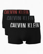 Calvin Klein Low Rise Trunk 3PK Intense Power Micro - Erkek Black Bodies W/ White/Turbulence/Ve