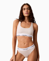 Calvin Klein 2PK Bralette Cotton Modal - Kadın Black/Oatmeal Heather