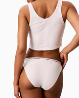 Calvin Klein Bikini 3PK Icon Logo - Kadın Established Red/Classic White/Seein