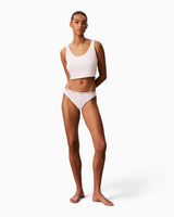 Calvin Klein Bikini 3PK Icon Logo - Kadın Established Red/Classic White/Seein
