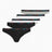 Calvin Klein Bikini 5PK Icon Logo - Kadın Black/White/Black/Grey Htr/White