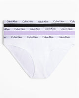 Calvin Klein Bikini Briefs 3PK Carousel - Kadın Black/White/Pastel Lilac
