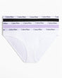 Calvin Klein Bikini Briefs 3PK Carousel - Kadın Black/White/Pastel Lilac