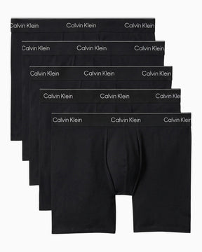 Calvin Klein Boxer Briefs 5PK Icon Cotton Stretch - Erkek Black