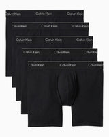 Calvin Klein Boxer Briefs 5PK Icon Cotton Stretch - Erkek Black