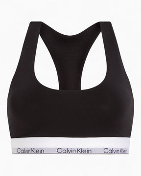 Calvin Klein Bralette Icon Modal Mesh - Kadın Black