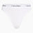 Calvin Klein High Leg Tanga Icon Cotton Modal - Kadın Classic White
