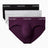 Calvin Klein Hip Brief 3PK - Erkek Black w/Harbor Mist Logo/Black w/ dt