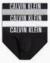 Calvin Klein Hip Brief 3PK Intense Power - Erkek Black/Grey Heather/White