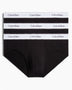 Calvin Klein Hip Brief 3PK Modern Cotton - Erkek Black