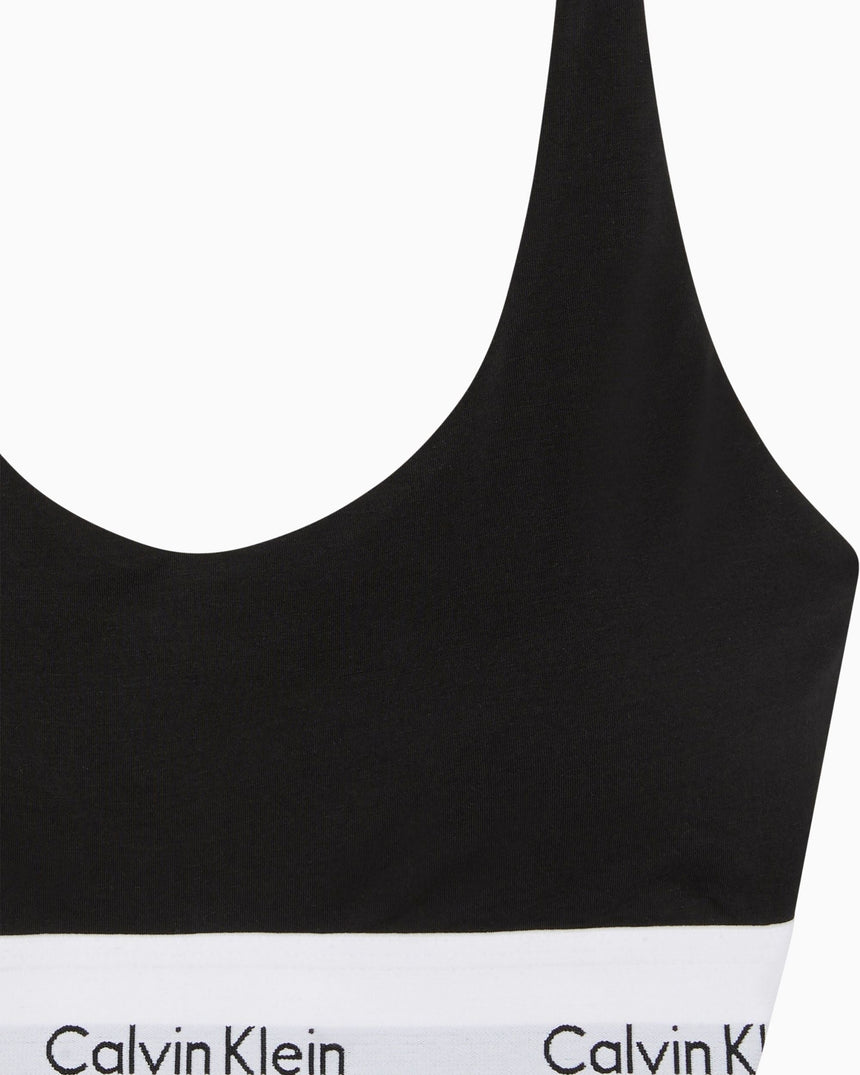 Calvin Klein Lightly Lined Bralette Icon Cotton Modal - Kadın