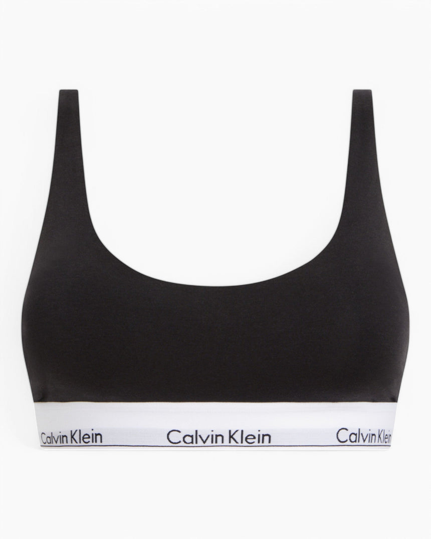 Calvin Klein Lightly Lined Bralette Modern Cotton - Kadın Black