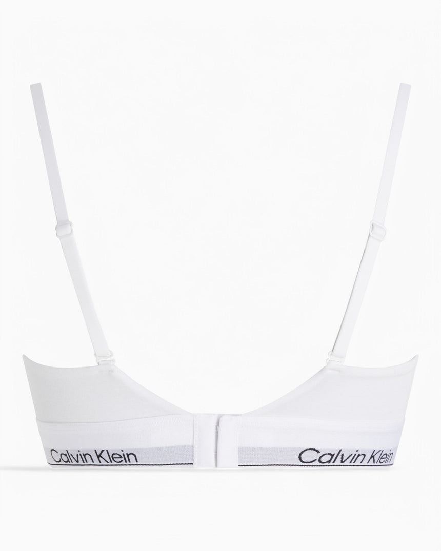Calvin Klein Lightly Lined Triangle Bra Icon Cotton Modal - Kadın