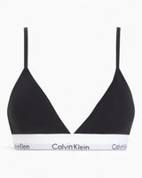 Calvin Klein Lightly Lined Triangle Icon Cotton Modal - Kadın Black(Ub1)