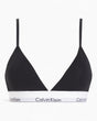 Calvin Klein Lightly Lined Triangle Icon Cotton Modal - Kadın Black(Ub1)