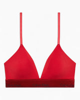 Calvin Klein Lightly Lined Triangle Icon Cotton Modal Li - Kadın Adrenaline Rush