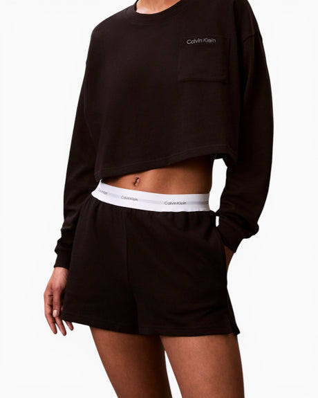 Calvin Klein Logo Jersey Pyjama Kadın Şort